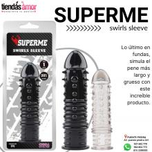 fundas Swirls Sleeve-Black